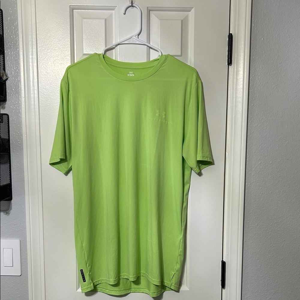 Under Armour Men's Lime Green Short Sleeve Tee
